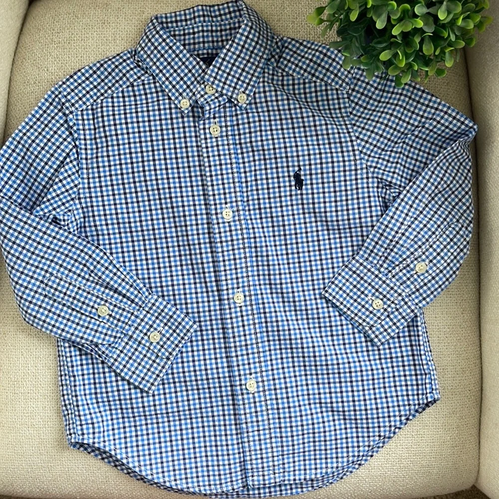 Ralph Lauren boys 3T button down collared shirt